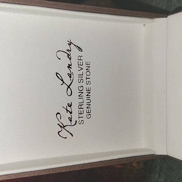 NWT Kate Landry Sterling Silver Gemstone Earrings - Picture 3 of 6